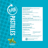 X-PUR Pastilles 100% Xylitol (Peppermint - Large bottles) - Oral Science Boutique