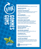 X-PUR Gums 100% Xylitol (Peppermint - Bags) - Oral Science Boutique